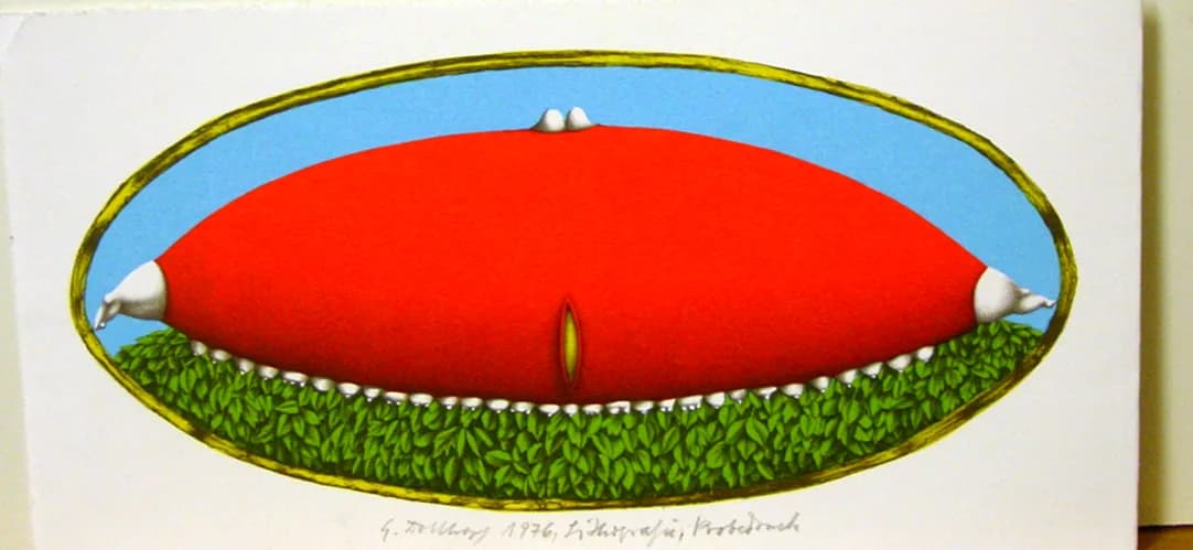 Günter Dollhopf, Untitled, 1976, Lithograph